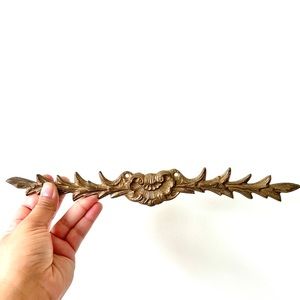 Antique Brass Picture Topper Wall Hanging